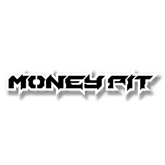 Custom Money Pit Text Emblem - Powder Coated Aluminum - Choose Your Colors