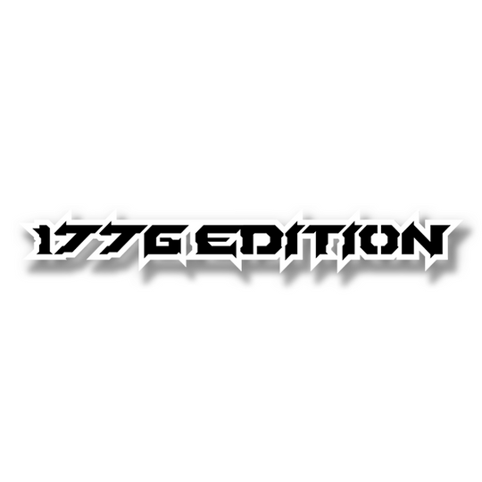 Custom 1776 Edition Text Emblem - Powder Coated Aluminum - Choose Your Colors