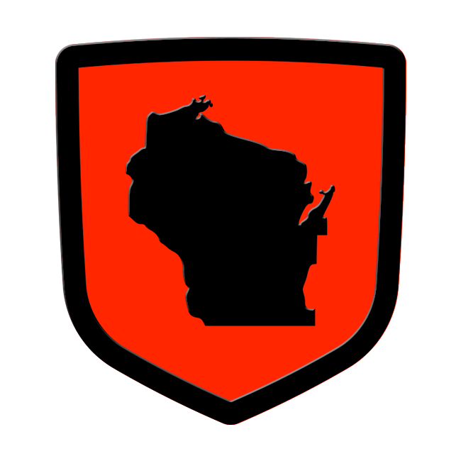 wisconsin custom tailgate emblem