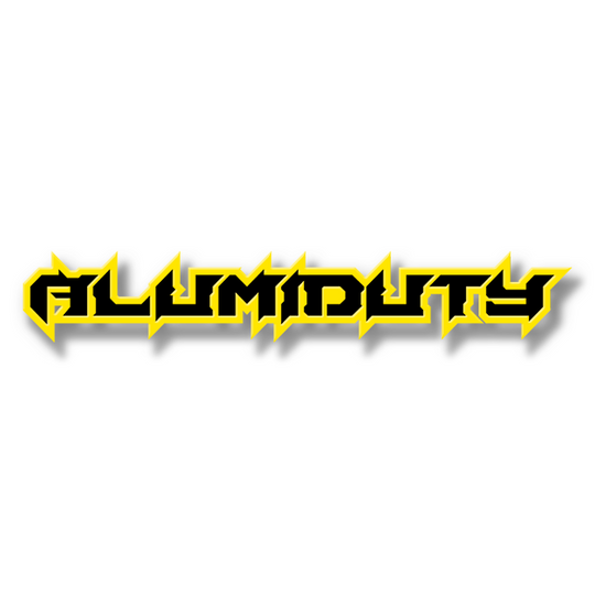 Custom Alumiduty Text Emblem - Powder Coated Aluminum - Choose Your Colors