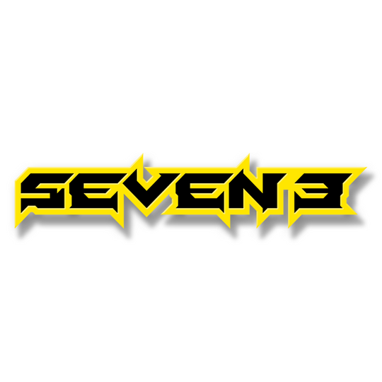 Custom Seven3 Text Emblem - Powder Coated Aluminum - Choose Your Colors